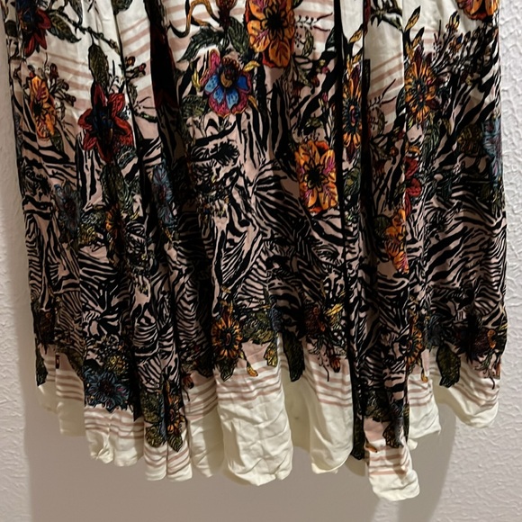 Free people strapless midi floral boho dress medium - Picture 5 of 11